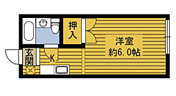 アルフォート ワンルームの間取図画像