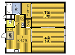 物件の間取り