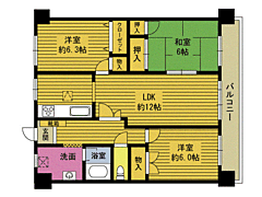 物件の間取り