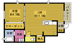 物件の間取り