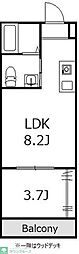 ひなたと春風のラテ 1LDKの間取図画像