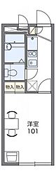 レオパレスコンフォート 1Kの間取図画像