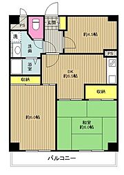 ライオンズマンション東海大学前 3DKの間取図画像
