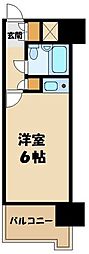 ライオンズマンション海老名第2 ワンルームの間取図画像