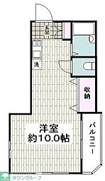 ソラール相模大野 ワンルームの間取図画像