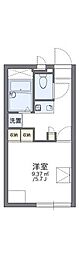 レオパレスAI 1Kの間取図画像
