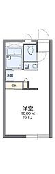 レオパレス高森台 1Kの間取図画像