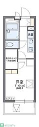 オリビア 1Kの間取図画像