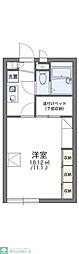 レオパレスセントヴィラージュ2 1Kの間取図画像