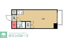 グレイスメゾン城所 ワンルームの間取図画像