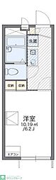 光 1Kの間取図画像