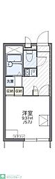 サンレジデンス湘南 1Kの間取図画像