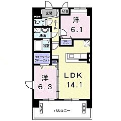 物件の間取り