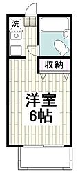 メゾン・ド・リーブ ワンルームの間取図画像