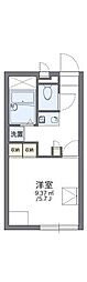 レオパレスM 1Kの間取図画像
