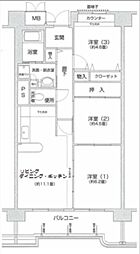 コーシャハイツ高見38 2階/208