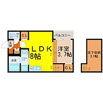 愛知県名古屋市中村区長筬町５丁目（賃貸アパート1LDK・1階・30.90㎡） その2