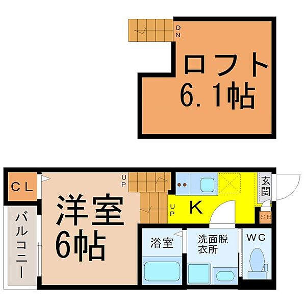 愛知県名古屋市熱田区三番町(賃貸アパート1K・1階・20.90㎡)の写真 その2