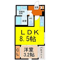 愛知県名古屋市緑区鳴海町字花井町（賃貸アパート1LDK・2階・31.16㎡） その2