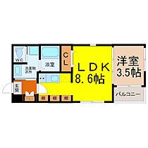 愛知県名古屋市西区山木１丁目（賃貸アパート1LDK・1階・30.88㎡） その2