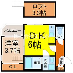 間取図画像 1SDK