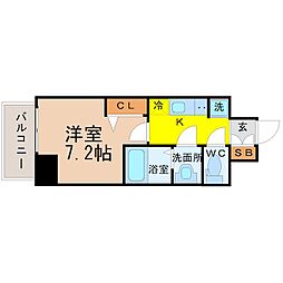 間取図画像 1K