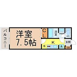 間取図画像 1K