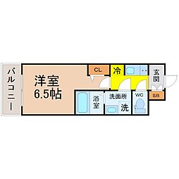 S-RESIDENCE今池駅前 1Kの間取図画像