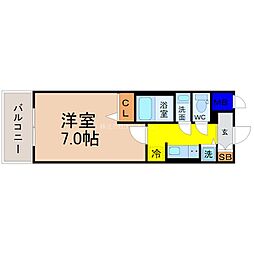 S-RESIDENCE上飯田駅前 1Kの間取図画像