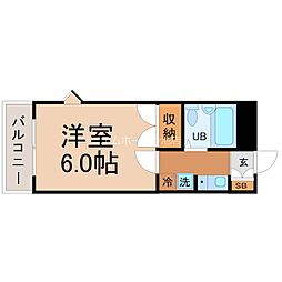 第8諏訪ビル 1Kの間取図画像