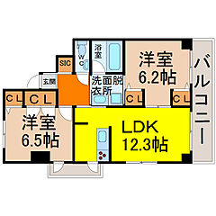 物件の間取り
