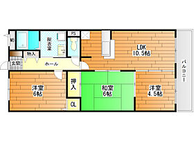 ソレーユ松村  ｜ 大阪府羽曳野市西浦１丁目（賃貸マンション3LDK・2階・60.30㎡） その2