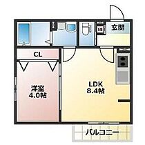 アレグリア道明寺  ｜ 大阪府藤井寺市道明寺５丁目（賃貸アパート1LDK・1階・30.60㎡） その2