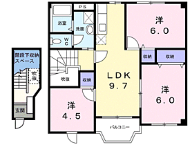 Pin Buisson I  (パンビュイッソンI)  ｜ 大阪府羽曳野市島泉１丁目（賃貸アパート3LDK・2階・65.60㎡） その2