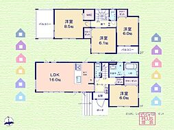 三郷市早稲田1丁目　一戸建て　全1棟