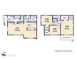 松戸市小金原5丁目23ー2期　新築　全2棟