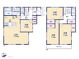 新座市畑中1丁目　第2　新築一戸建て　全3棟