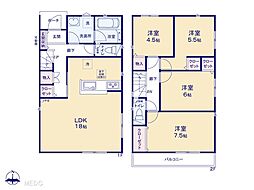 川越市大字的場　第35　新築一戸建て　全4棟