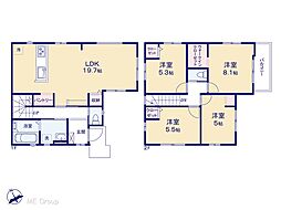 松戸市八ヶ崎6丁目　13期　新築一戸建て　全1棟