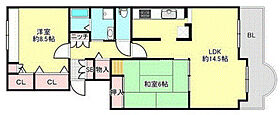 メイプルパークスクエア西壱番街 1502 ｜ 大阪府守口市外島町6-1（賃貸マンション2LDK・15階・63.54㎡） その2