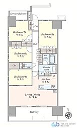 間取図画像 4LDK