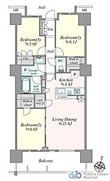間取図画像 3LDK