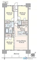 間取図画像 3LDK