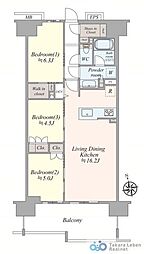 間取図画像 3LDK
