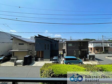 住戸からの眺望。風通しが良く、お洗濯物も早く乾きそうです。毎日のお洗濯が楽しみになりそうです。