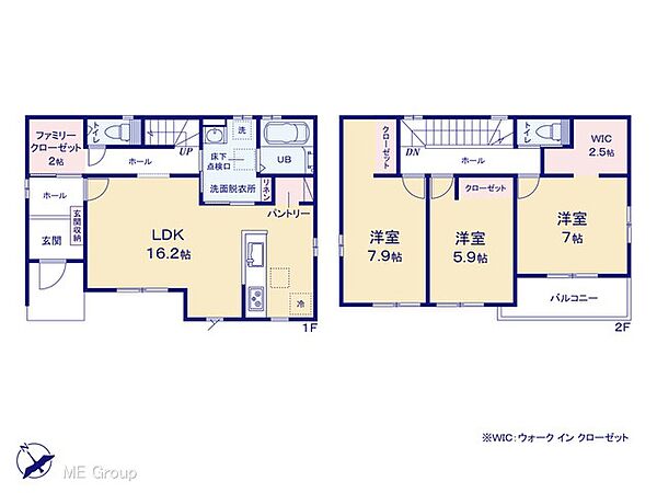 間取りを拡大表示