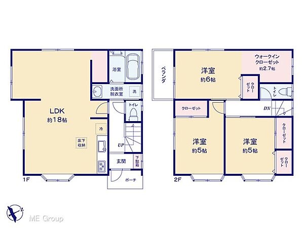 間取りを拡大表示