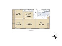 オーナーズビルド向山台 3LDKの間取図画像