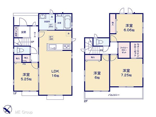 間取りを拡大表示