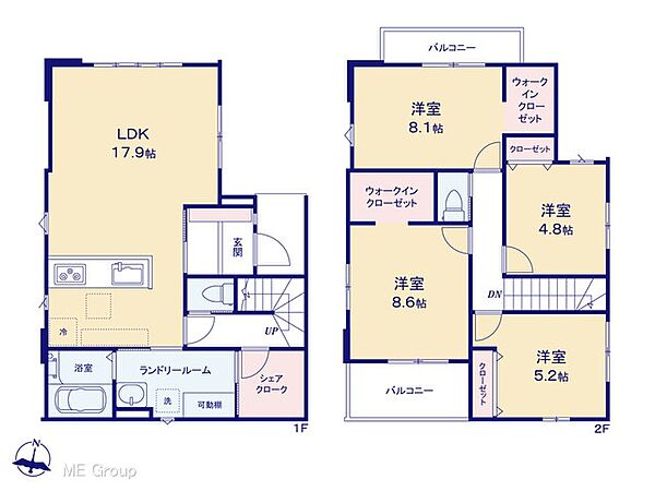 間取りを拡大表示